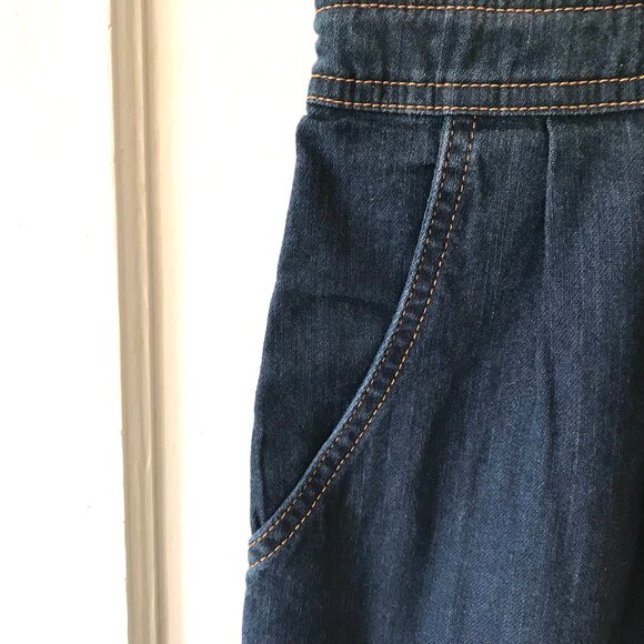 Anthropologie | Maeve Traced Denim Dress - Picture 6 of 14